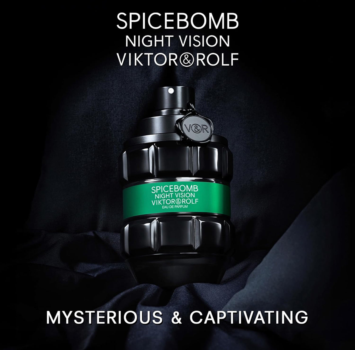 Viktor&Rolf - Spicebomb Nightvision Eau de Parfum - Woody & Spicy - Cologne for Men - With Notes of Incesne & Clove