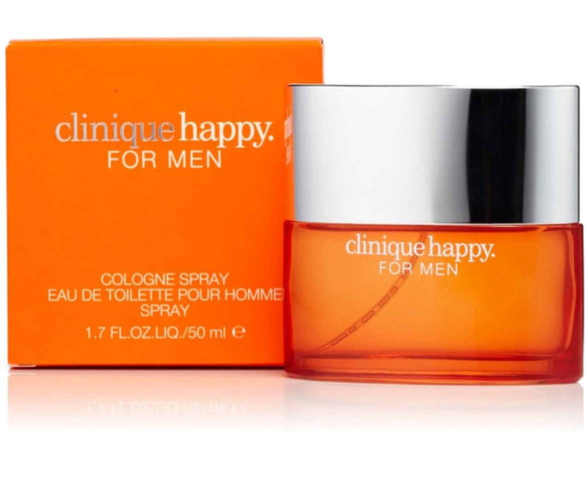 C͏l͏i͏n͏i͏q͏u͏e͏ Happy for Men Cologne Eau De Toilette Spray, 1.7 fl oz