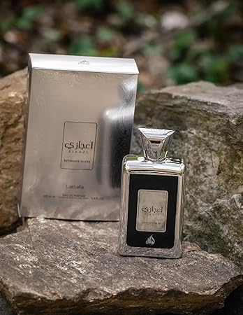 Lattafa Ejaazi Intensive Silver for Unisex Eau de Parfum Spray, 3.4 Ounce