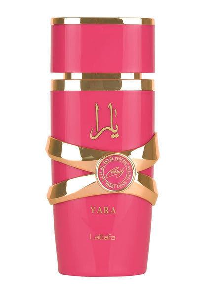 Lattafa Yara Candy for Women Eau de Parfum Spray, 3.4 Ounce / 100 ml