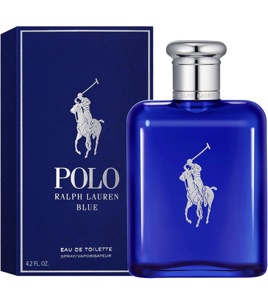 Ralph Lauren - Polo Blue - Eau de Toilette - Men's Cologne - Aquatic & Fresh - With Citrus, Sage, and Suede - Medium Intensity