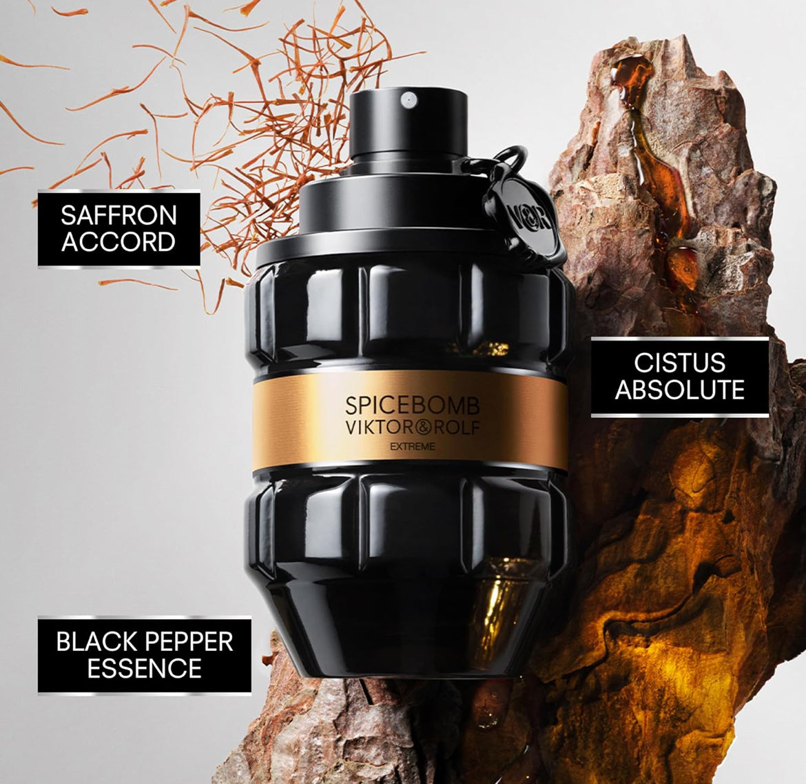 Viktor&Rolf - Spicebomb Extreme Eau de Parfum - Woody & Spicy - Cologne for Men - With Notes of Amber & Vanilla - 3 Fl Oz