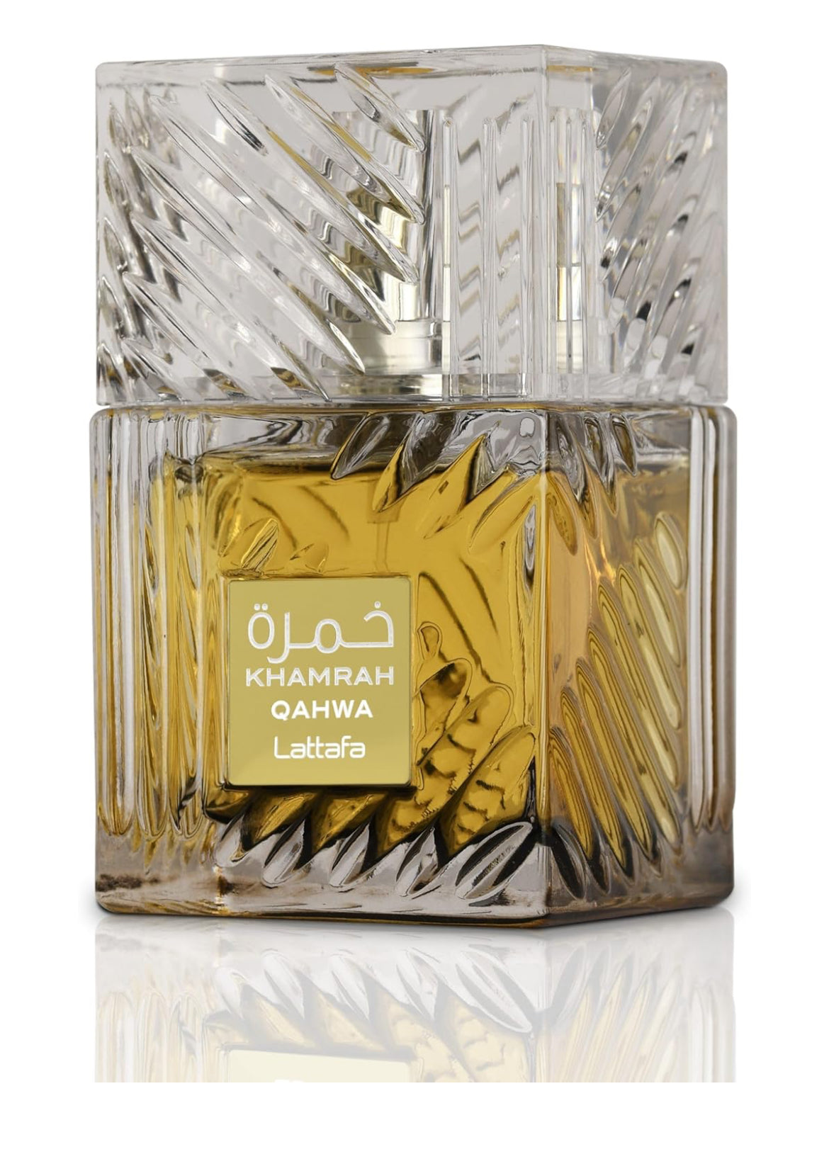 Lattafa Khamrah Qahwa for Unisex Eau de Parfum Spray, 3.4 Ounce