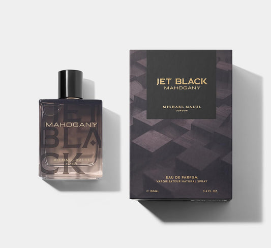 Michael Malul Jet Black Mahogany Eau de Parfum for Men - 100ml | 3.4oz