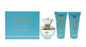 Versace Dylan Turquoise 1.7oz EDT Spray, 1.7oz Perfumed Body Gel, 1.7oz Bath and Shower Gel Women 3 Pc Gift Set