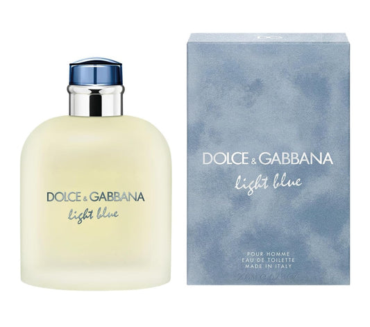 Dolce & Gabbana Light Blue Pour Homme 6.7 FL OZ, Eau De Toilette Spray, Fragrance For Men